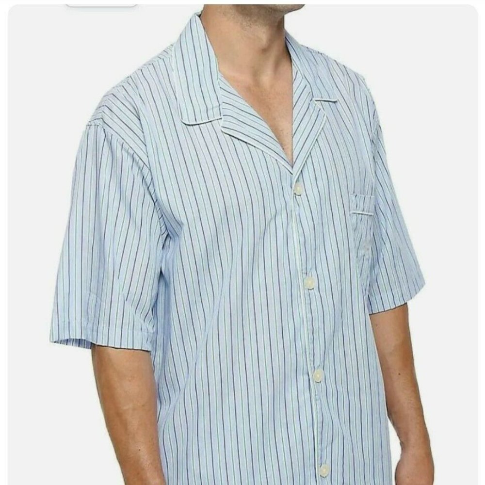 POLO RALPH LAUREN Men's P757IY Pajama Top for Men, Cotton, Blue